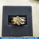 Ring - Wedding Band - Yellow Gold 14k (.585) 5.6 grams Size 10.5