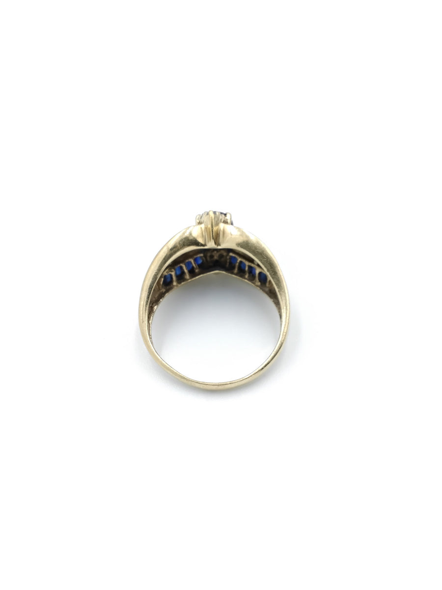 Women's Ring - Yellow Gold 10k (.417) 4.7 grams Size 9