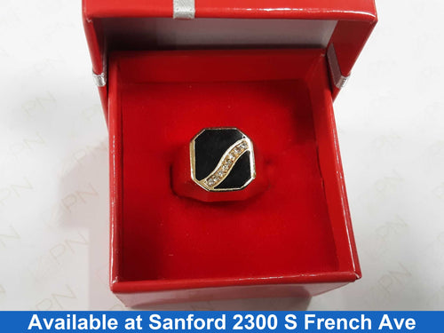 Men's Ring - Yellow Gold 14k (.585) 9.2 grams Size 10
