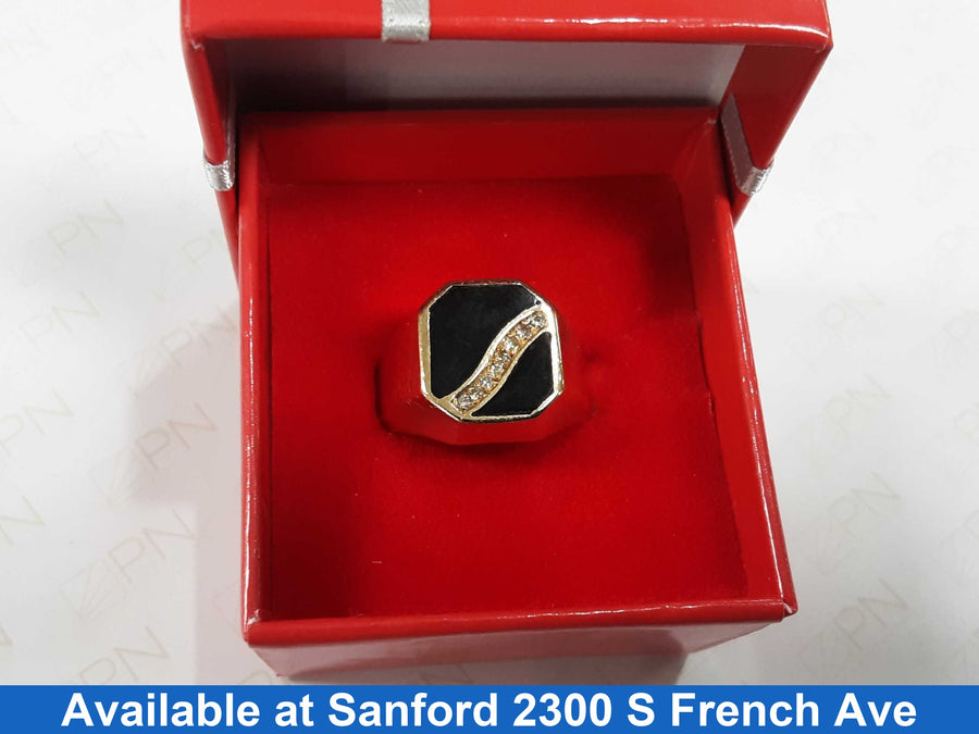 Men's Ring - Yellow Gold 14k (.585) 9.2 grams Size 10