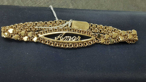 ID Bracelet - Yellow Gold 14k (.585) 10.6 grams 7 inch