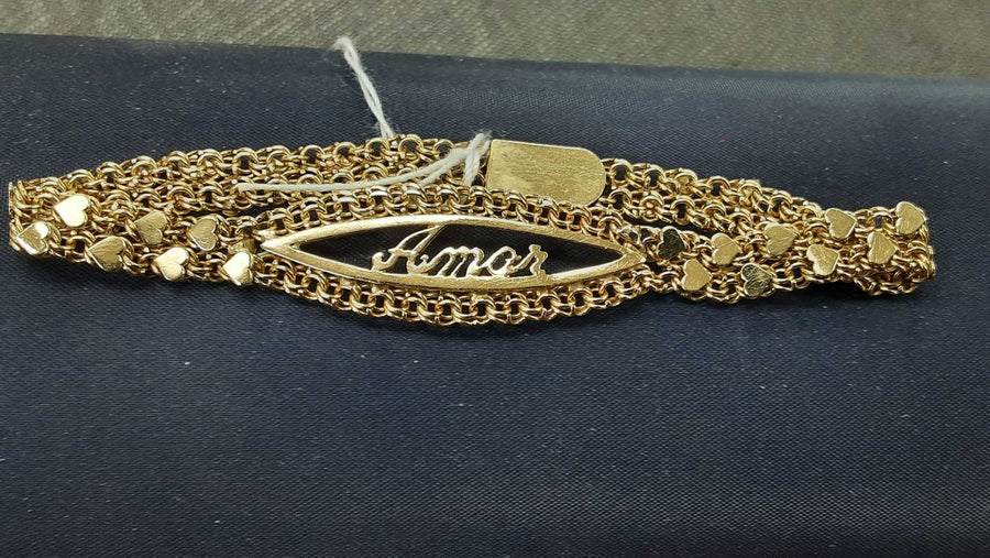ID Bracelet - Yellow Gold 14k (.585) 10.6 grams 7 inch
