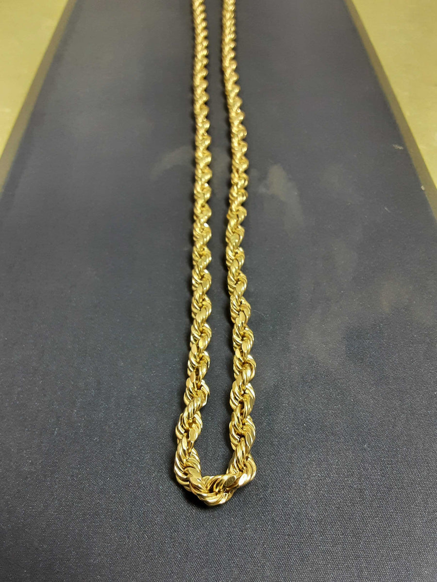 Rope Chain - Yellow Gold 10k (.417) 19.3 grams 24 inch