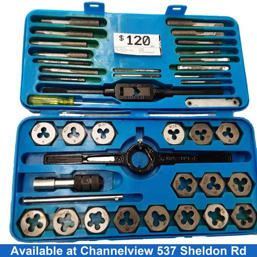 Greatneck Blue Tap & Die Set