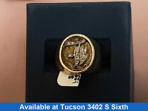 Women's Ring - Yellow Gold 10k (.417) 13.4 grams Size 4