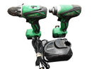 Metabo Wh10dfl2 Green Power Tool Set