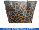 Coach Bucket Cheeta Print Brown Purse / Handbag