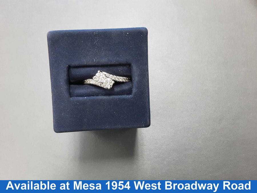 Ring - Engagement Set - White Gold 14k (.585) 3.7 grams Size 8