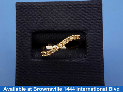 Women's Ring - Yellow Gold 14k (.585) 2 grams Size 8