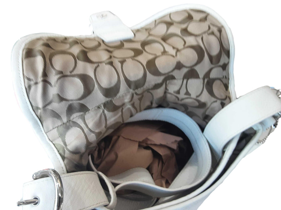Coach 9480 White Purse / Handbag