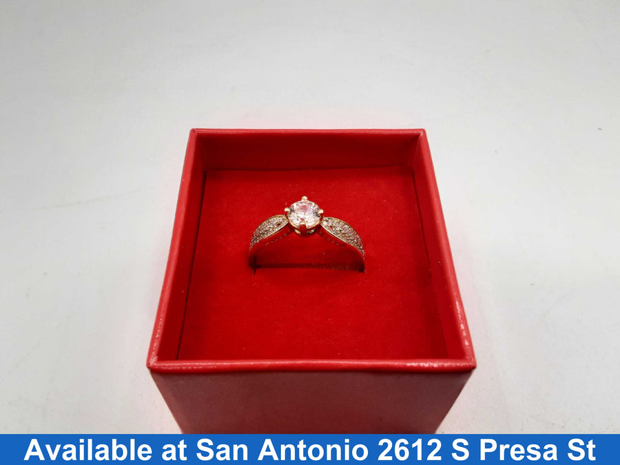 Women's Ring - Yellow Gold 10k (.417) 2 grams Size 10