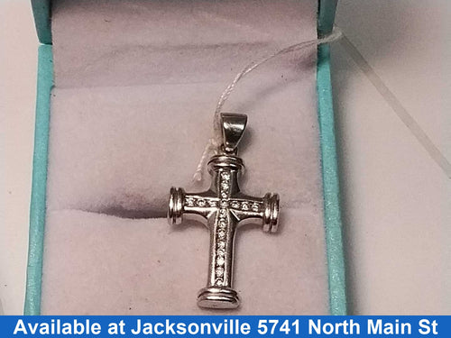Religious Pendant - White Gold 14k (.585) 4.4 grams