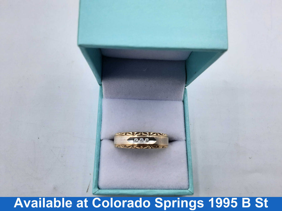 Men's Ring - Yellow Gold 14k (.585) 5.5 grams Size 13