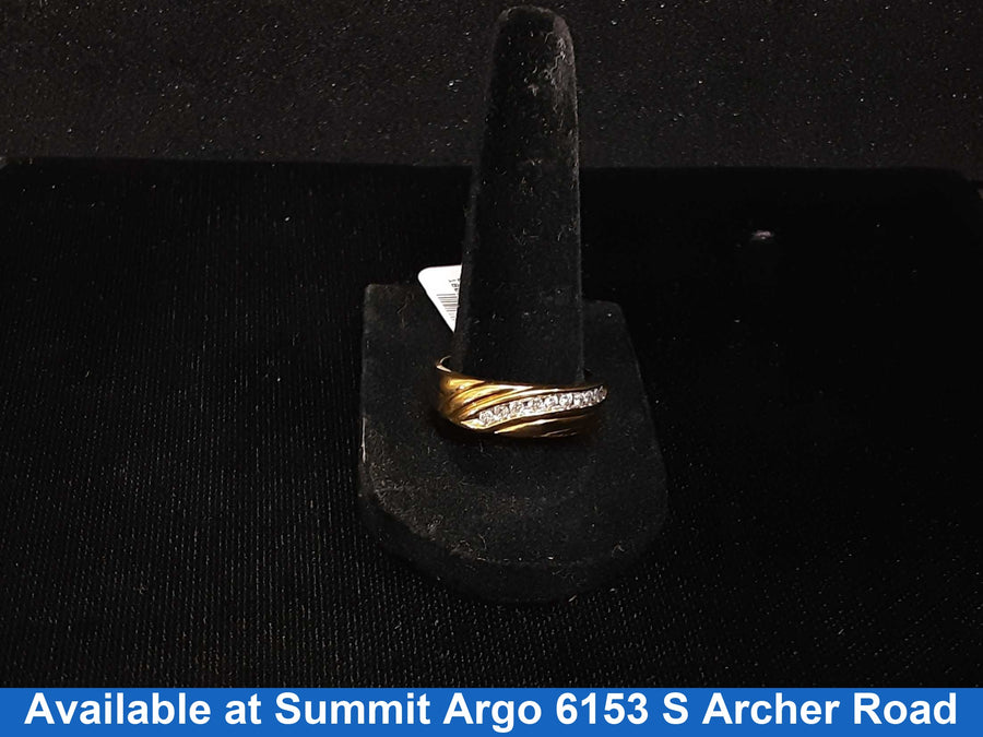 Men's Ring - Yellow Gold 10k (.417) 4.3 grams Size 10