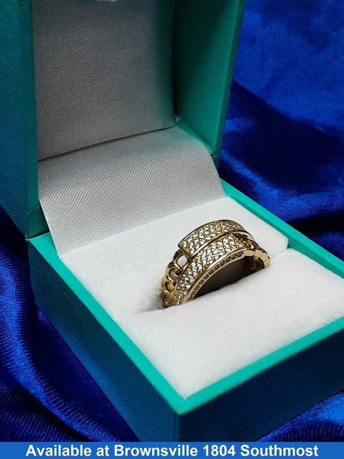 Women's Ring - Yellow Gold 14k (.585) 3.8 grams Size 7