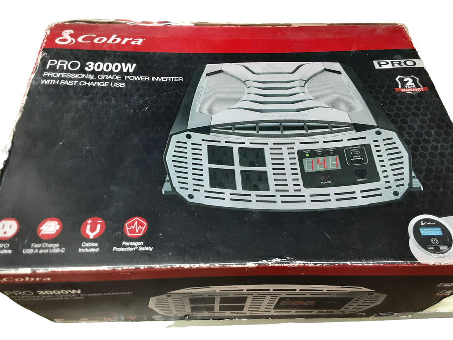 Cobra Pro 3000w Silver Power Inverter