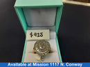 Women's Ring - Yellow Gold 10k (.417) 6.2 grams Size 20
