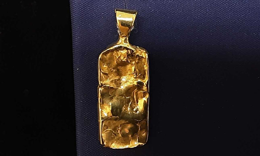 Nugget Pendant - Yellow Gold 14k (.585) 3.7 grams