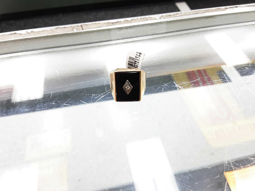 Men's Ring - Yellow Gold 10k (.417) 7.8 grams Size 9