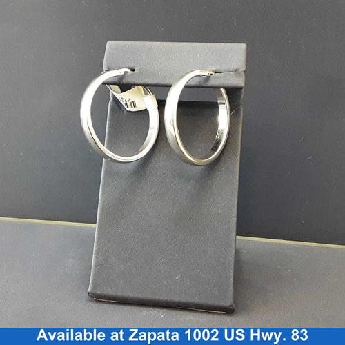 Bangle Earrings - White Gold 14k (.585) 3.9 grams