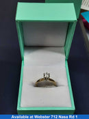 Women's Ring - Solitaire - Yellow Gold 10k (.417) 2.2 grams Size 5.5