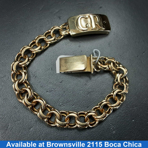 ID Bracelet - Yellow Gold 10k (.417) 22.2 grams 8 inch