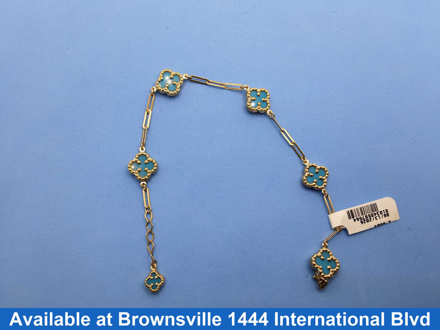 Link Bracelet - Yellow Gold 14k (.585) 4.5 grams 7 inch