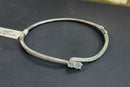 Bangle Bracelet - White Gold 14k (.585) 13.5 grams 5 inch