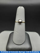 Women's Ring - Solitaire - Yellow Gold 18k (.750) 1.3 grams Size 6.5