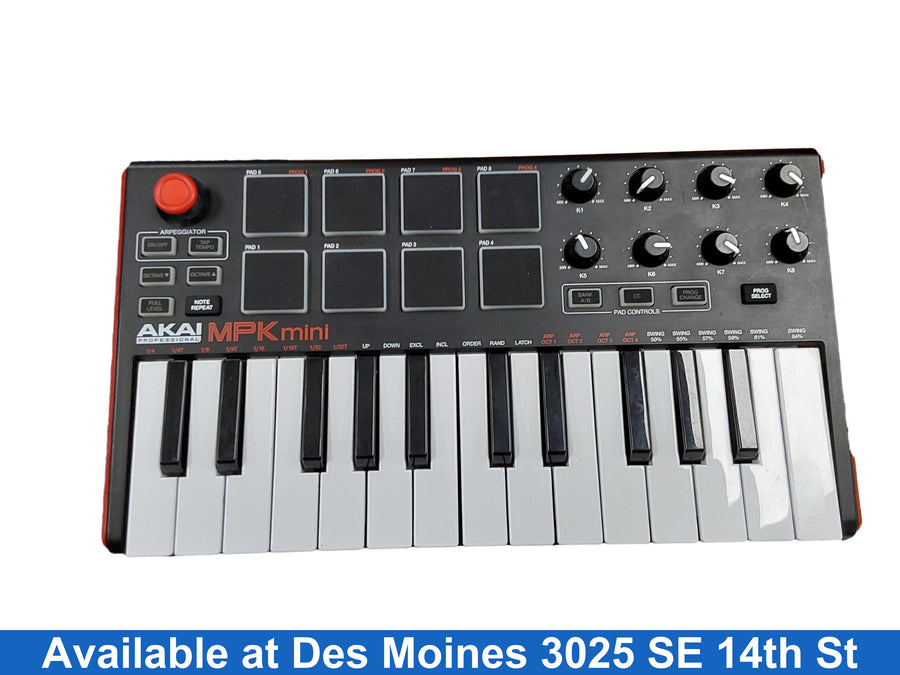Akai Mini Black Midi Keyboard Controller