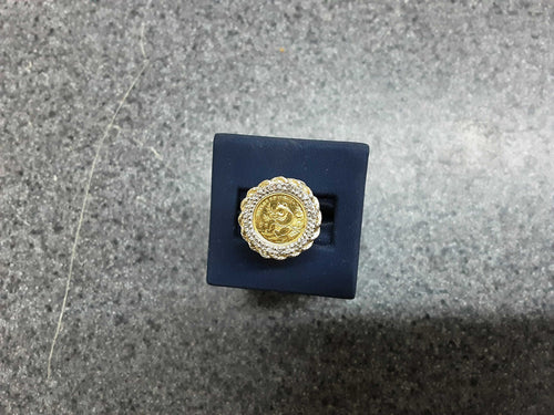 Women's Ring - Yellow Gold 14k (.585) 7.1 grams Size 8.5