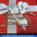 Figaro Bracelet - Yellow Gold 14k (.585) 8.4 grams 8 inch