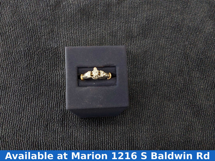 Women's Ring - White Gold 14k (.585) 4 grams Size 9.5