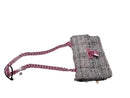 Kurt Geiger Micro Brixton Tweed Pink Purse / Handbag