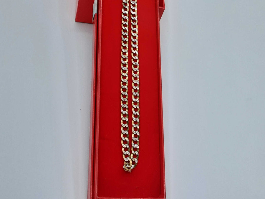 Cuban Link Chain - Yellow Gold 10k (.417) 14.8 grams 14 inch