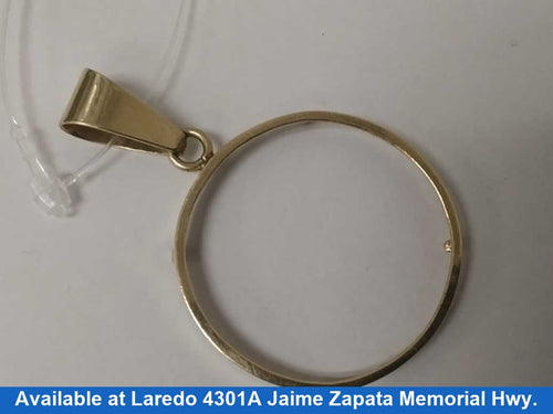 Coin Pendant - Yellow Gold 14k (.585) 4.1 grams