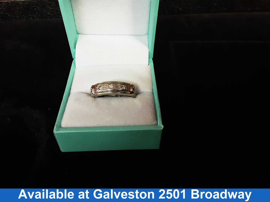Women's Ring - White Gold 14k (.585) 5 grams Size 8.5