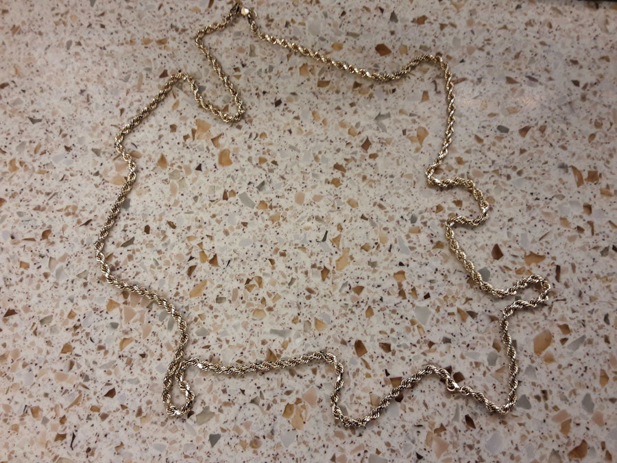 Rope Chain - Yellow Gold 10k (.417) 6.3 grams 23 inch
