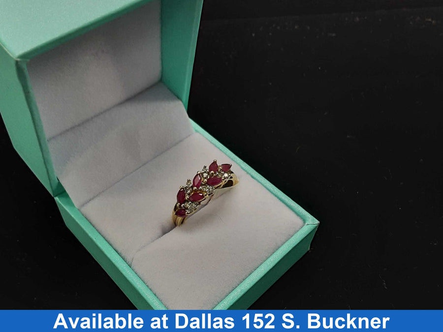 Women's Ring - Yellow Gold 14k (.585) 2.7 grams Size 20