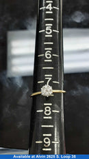 Women's Ring - Yellow Gold 10k (.417) 1.2 grams Size 20