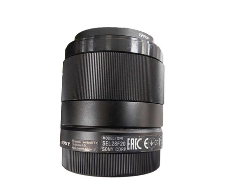 Sony Sel28f20 Black Photographic Lens