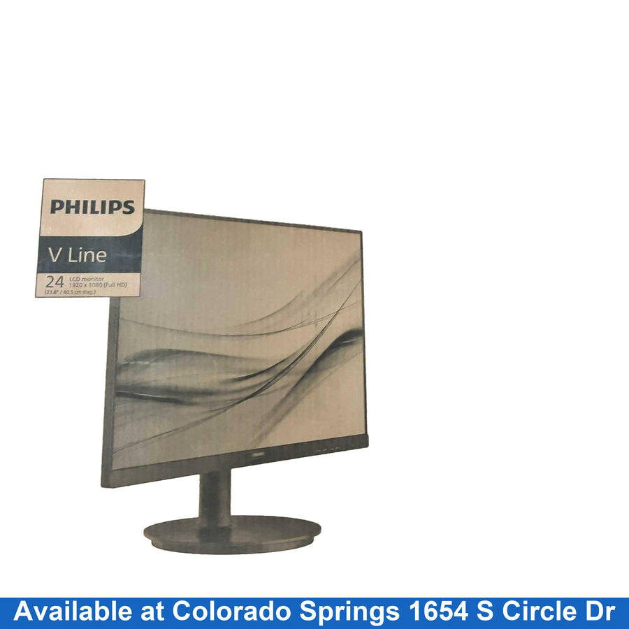Phillips 241v8lbs Black Computer Monitor
