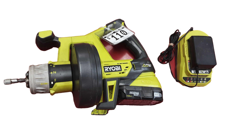 Ryobi P4002 Green Electric Drain Snake