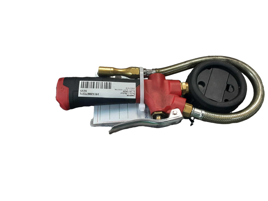 Snapon Heavy Duty Digital Tire Inflator Red Gauge / Meter