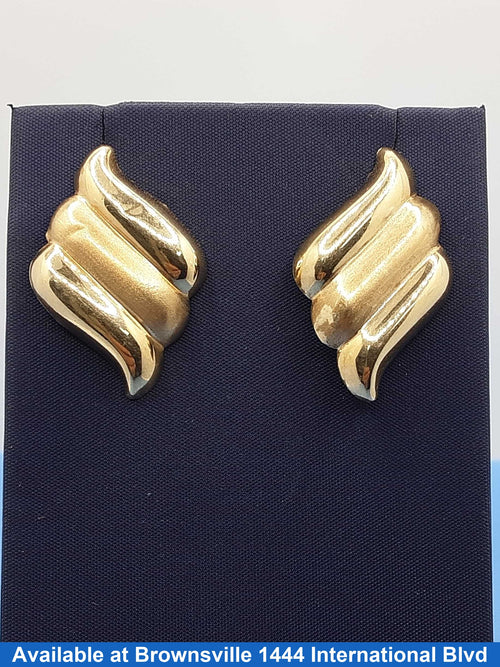 Earrings - Yellow Gold 10k (.417) 1.3 grams