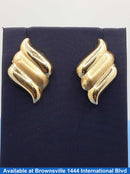 Earrings - Yellow Gold 10k (.417) 1.3 grams