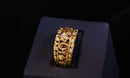 Women's Ring - Yellow Gold 14k (.585) 6.1 grams Size 7