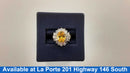 Women's Ring - Yellow Gold 10k (.417) 4.3 grams Size 7