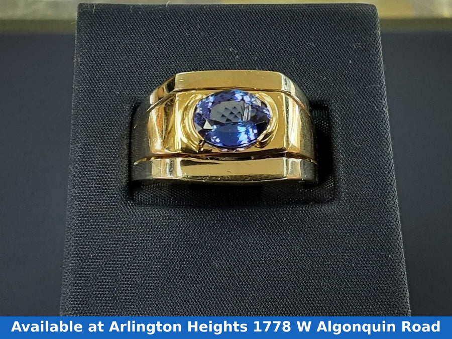 Men's Ring - Yellow Gold 14k (.585) 13.9 grams Size 10.5