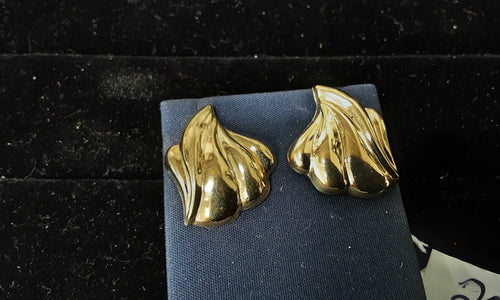 Filigree Earrings - Yellow Gold 10k (.417) 1.1 grams